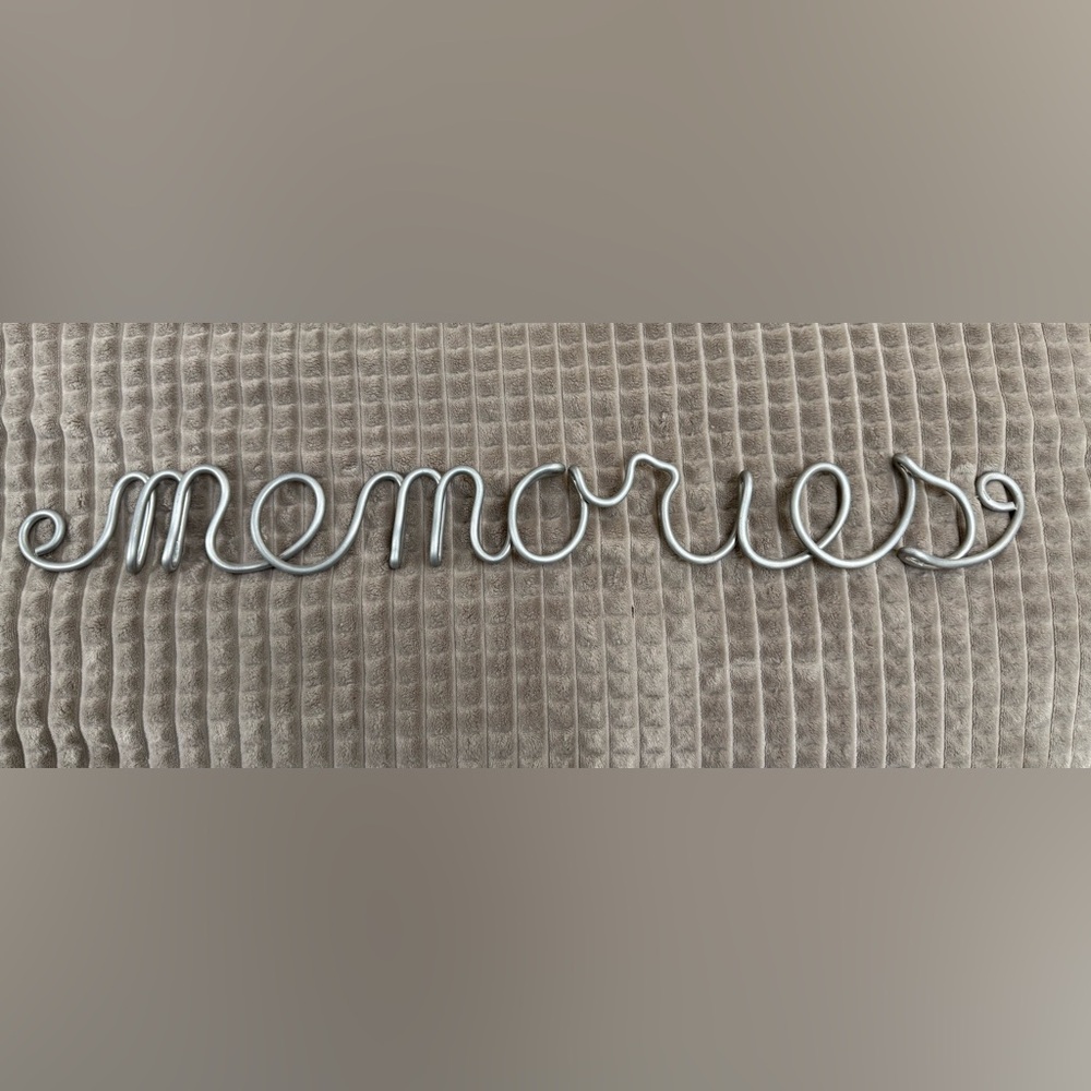 Wall Decor Sign “Memories” 27x3” Custom Made